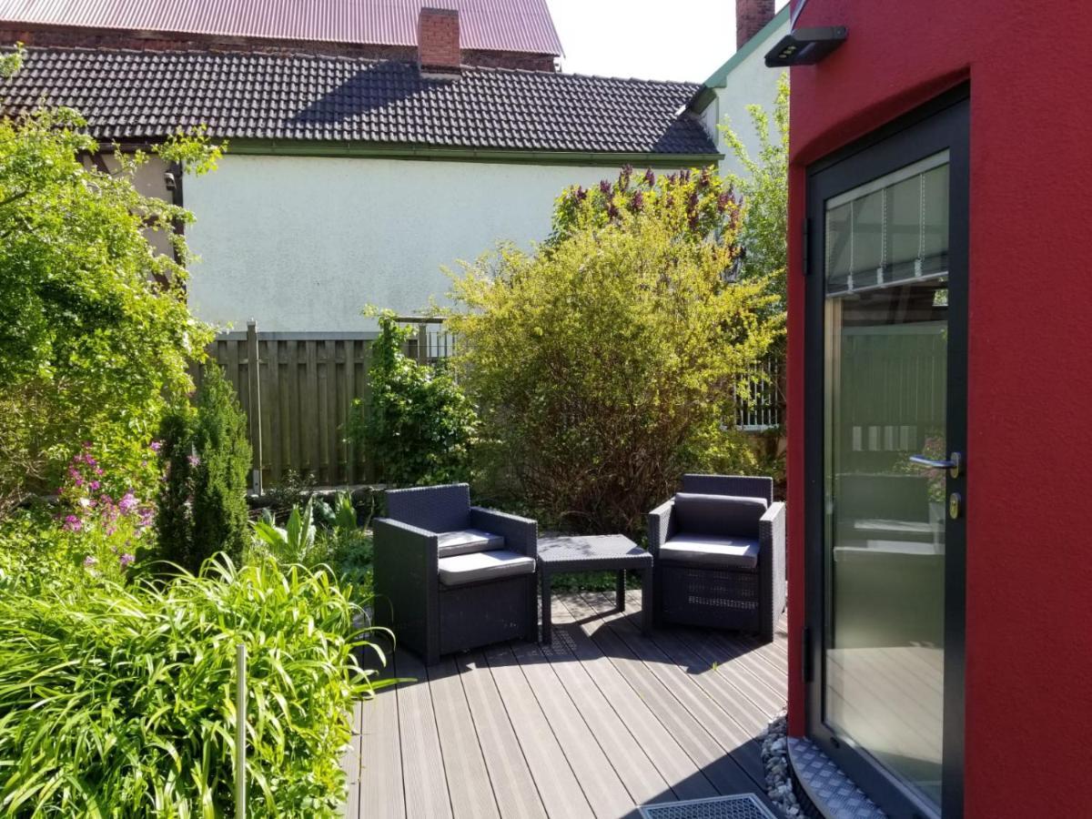 Das Alte Kino In Barth - Das Gartenhaus Exteriör bild